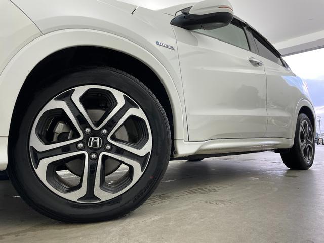 ヴェゼル ハイブリッドＺ　純正ナビ　フルセグＴＶ　バックカメラ　寒冷地仕様　衝突被害軽減ブレーキ　クルーズコントロール　オートＬＥＤヘッドライト　横滑り防止装置　ハーフレザーシート　シートヒーター　ＥＴＣ　ドライブレコーダー（56枚目）