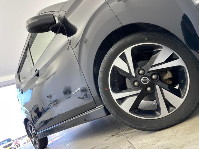 デイズ ハイウェイスター　Ｇターボ　ワンオーナー　純正ナビ　フルセグＴＶ　バックカメラ　社外ＡＷ付き冬タイヤ積込　衝突被害軽減ブレーキ　オートＬＥＤヘッドライト　コーナーセンサー前後　横滑り防止装置　スマートキー×２　プッシュスタート（56枚目）