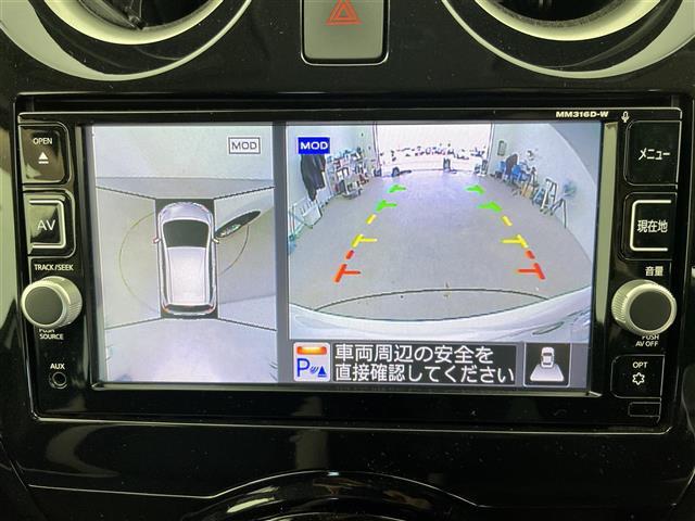 ノート ｅ－パワー　Ｘ　純正ナビ　フルセグＴＶ　アラウンドビューモニター　衝突被害軽減ブレーキ　レーンキープアシスト　オートＬＥＤヘッドライト　横滑り防止装置　コーナーセンサー前後　デジタルインナーミラー　ＥＴＣ　スペアキー（5枚目）