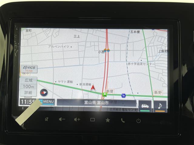 スペーシアカスタム ハイブリッドＸＳ　届出済未使用車　４ＷＤ　９型純正ナビ　全方位モニター　ヘッドアップディスプレイ　デュアルセンサーブレーキサポートＩＩ　アダプティブクルーズコントロール　レーンキープアシスト　オートマチックハイビーム（5枚目）