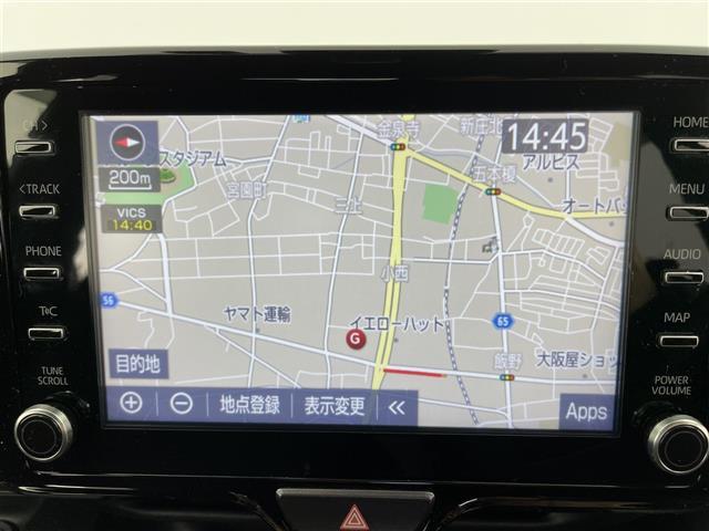 ヤリス ハイブリッドＺ　純正ディスプレイオーディオ　全方位カメラ　ドライブレコーダー　ＥＴＣ　シートヒーター　ハンドルヒーター　ブラインドスポットモニター　トヨタセーフティセンス　コーナーセンサー　モデリスタアルミホイール（6枚目）