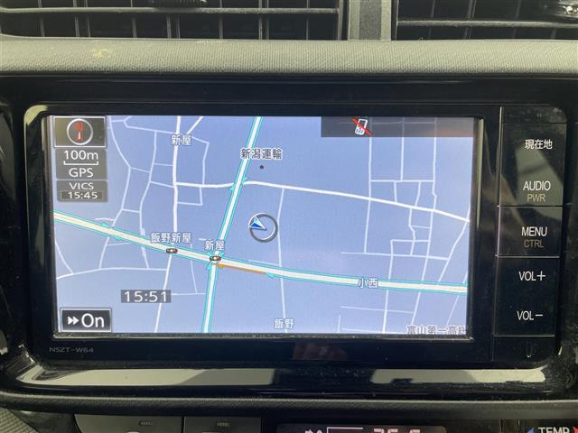 アクア Ｇ　ワンオーナー　純正ＳＤナビ（ＮＳＺＴ－Ｗ６４）（ＡＭ／ＦＭ／ＣＤ／ＤＶＤ／ＢＴ）　バックカメラ　衝突軽減システム　レーンキープアシスト　横滑り防止装置　盗難防止装置　ＥＴＣ　フロアマット純正（5枚目）