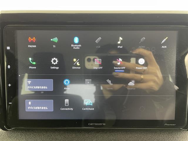 ジムニー XL 社外ディスプレイオーディオ carrozzeriaフロントスピーカー バックカメラ 衝突被害軽減ブレーキ レーンアシストキープ ダウンヒルアシストコントロール オートライト GPS&レーダー ETC(5枚目)