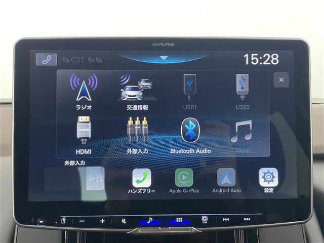 エクストレイル S e-4ORCE ワンオーナー 4WD 社外11型ディスプレイオーディオ HDMI 衝突軽減ブレーキ クルーズコントロール オートマチックハイビーム 標識認識機能 ボンネットバグガード サイドステップ シートヒーター(2枚目)