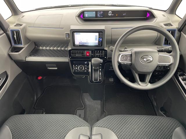 タント カスタムXセレクション 純正ナビ フルセグTV BT DVD バックカメラ 両側パワースライドドア 前席シートヒーター ハーフレザーシート 衝突被害軽減システム レーンキープアシスト コーナーセンサー ETC 純正LED(2枚目)