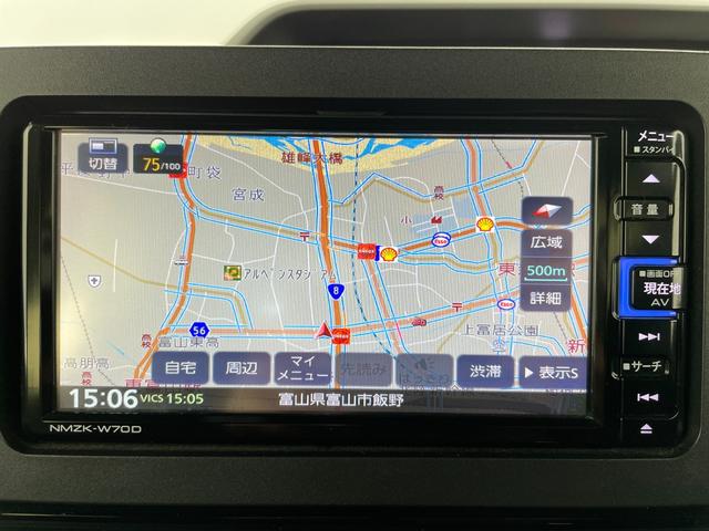 タント カスタムXセレクション 純正ナビ フルセグTV BT DVD バックカメラ 両側パワースライドドア 前席シートヒーター ハーフレザーシート 衝突被害軽減システム レーンキープアシスト コーナーセンサー ETC 純正LED(6枚目)