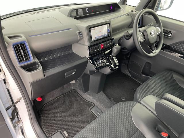 タント カスタムXセレクション 純正ナビ フルセグTV BT DVD バックカメラ 両側パワースライドドア 前席シートヒーター ハーフレザーシート 衝突被害軽減システム レーンキープアシスト コーナーセンサー ETC 純正LED(24枚目)