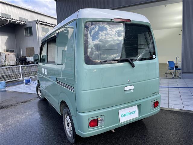 エブリイ ＰＡ　エアコン　社外ナビ　ワンセグテレビ　ＤＶＤ　革調シートカバー　純正ゴムマット　社外フロアマット　スペアキー　ウッド調社外ハンドル　異色全塗装　オリジナルカスタム　ハイルーフ　ドアバイザー　灰皿（3枚目）