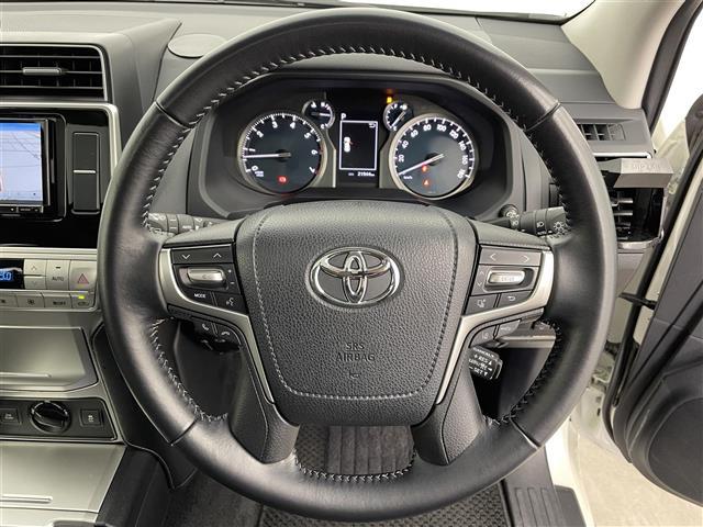 ランドクルーザープラド ＴＸ　Ｌパッケージ　マットブラックエディション　サンルーフ　社外ナビ　バックカメラ　ドラレコ　ＥＴＣ　レザーシート　パワーシート　シートヒーター　シートベンチレーション　トヨタセーフティセンス　コーナーセンサー　純正アルミホイール　オートＬＥＤ（8枚目）