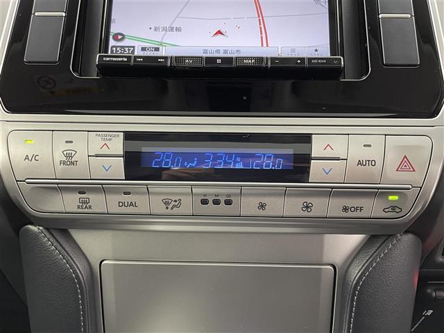 ランドクルーザープラド ＴＸ　Ｌパッケージ　マットブラックエディション　サンルーフ　社外ナビ　バックカメラ　ドラレコ　ＥＴＣ　レザーシート　パワーシート　シートヒーター　シートベンチレーション　トヨタセーフティセンス　コーナーセンサー　純正アルミホイール　オートＬＥＤ（18枚目）