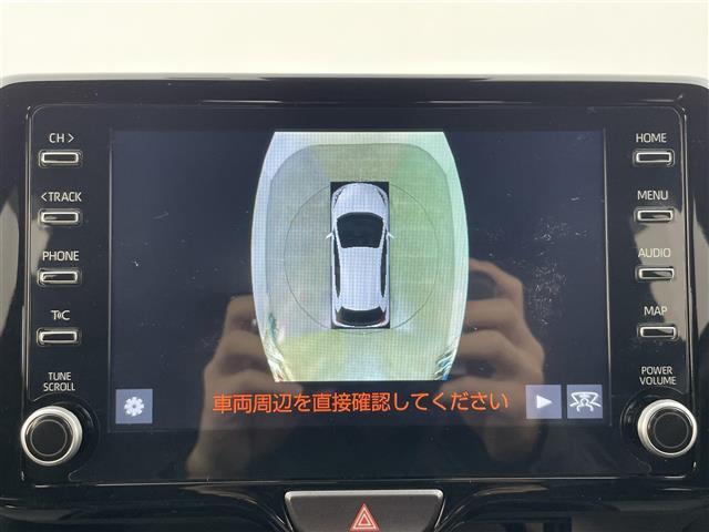 ヤリス ハイブリッドG 純正ナビ(フルセグTV bluetooth CarPlay) 全周囲カメラ ビルトインETC 純正AWサマータイヤセット積込み AC100V電源 LED ACC プリクラッシュ レーンキープ(4枚目)