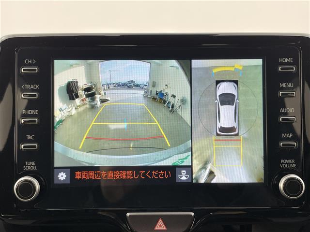 ヤリス ハイブリッドG 純正ナビ(フルセグTV bluetooth CarPlay) 全周囲カメラ ビルトインETC 純正AWサマータイヤセット積込み AC100V電源 LED ACC プリクラッシュ レーンキープ(5枚目)