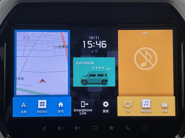 ハスラー ハイブリッドＧ　純正９型ナビ　フルセグＴＶ　アラウンドビューモニター　衝突被害軽減ブレーキ　アダプティブクルーズコントロール　レーンキープアシスト　オートマチックハイビーム　ＬＥＤヘッドライト　リアパーキングセンサー（5枚目）