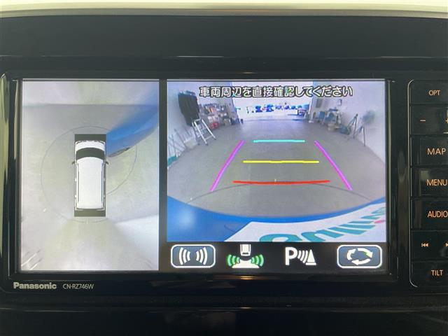 スペーシアギア ハイブリッドＸＺ　純正ナビ　アラウンドビューモニター　ヘッドアップディスプレイ　両側パワースライドドア　衝突被害軽減ブレーキ　レーンキープアシスト　オートマチックハイビーム　ＬＥＤヘッドライト　リアパーキングセンサー（4枚目）