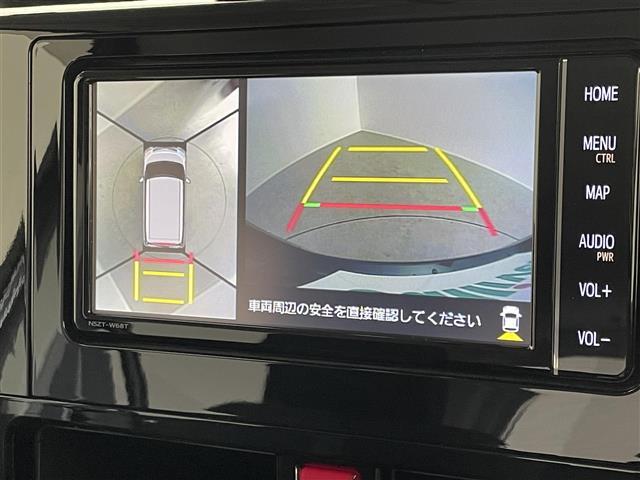 ルーミー カスタムＧ－Ｔ　禁煙車　パノラミックビューモニター　純正ナビ　ドライブレコーダー　ＥＴＣ　スマートアシスト　両側パワースライドドア　ＥＴＣ　誤発進抑制　衝突被害軽減装置　地デジフルセグ　Ｂｌｕｅｔｏｏｔｈ（3枚目）