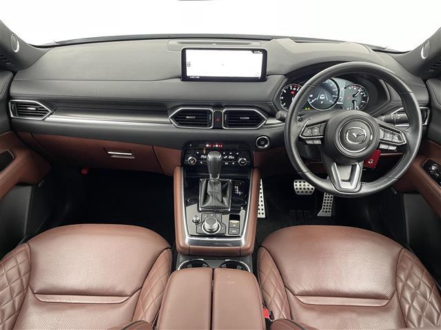 ＣＸ－８ ＸＤ　エクスクルーシブモード　サンルーフ　ＢＯＳＥサウンド　純正１０．２５インチナビ　３６０度ビューモニター　ＢＳＭ　ＨＵＤ　茶レザー　ＥＴＣ　前後ドラレコ　シートヒーター　メモリシート　ステアリングヒーター　ワイヤレス充電　ＴＶ（2枚目）