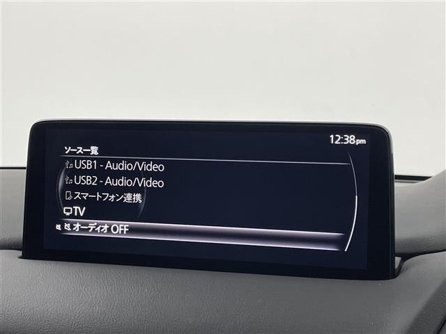 ＣＸ－８ ＸＤ　エクスクルーシブモード　サンルーフ　ＢＯＳＥサウンド　純正１０．２５インチナビ　３６０度ビューモニター　ＢＳＭ　ＨＵＤ　茶レザー　ＥＴＣ　前後ドラレコ　シートヒーター　メモリシート　ステアリングヒーター　ワイヤレス充電　ＴＶ（6枚目）