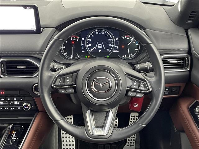 ＣＸ－８ ＸＤ　エクスクルーシブモード　サンルーフ　ＢＯＳＥサウンド　純正１０．２５インチナビ　３６０度ビューモニター　ＢＳＭ　ＨＵＤ　茶レザー　ＥＴＣ　前後ドラレコ　シートヒーター　メモリシート　ステアリングヒーター　ワイヤレス充電　ＴＶ（9枚目）