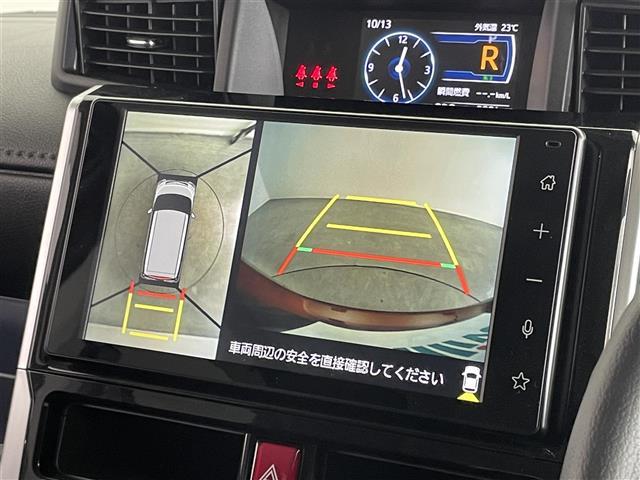 ルーミー カスタムＧ　スマートアシスト　純正９インチディスプレイオーディオ　パノラミックビューモニター　ビルトインＥＴＣ２．０　レーダークルーズコントロール　前後ドライブレコーダー　シートヒーター　オートライト　ＬＥＤ（3枚目）