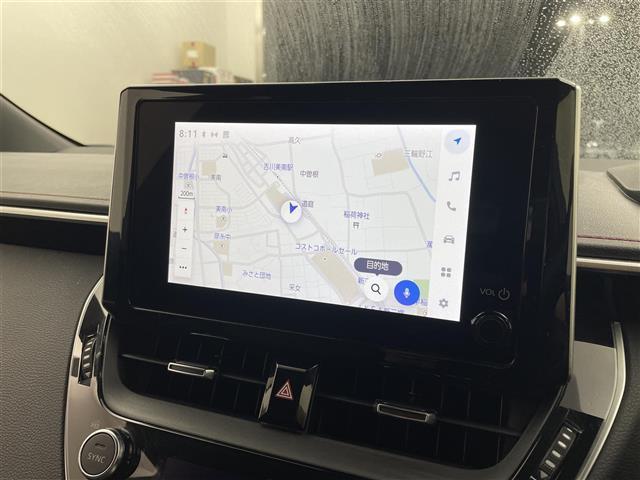 カローラスポーツ ハイブリッドG Z 純正8インチディスプレイオーディオ バックカメラ ビルトインETC セーフティセンス レーダークルーズコントロール シートヒーター ステアリングヒーター オートハイビーム LEDヘッドライト 地デジ(4枚目)