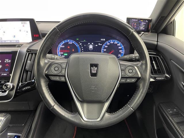 クラウンハイブリッド RS リミテッド サンルーフ 純正ナビ 全方位 衝突軽減 レーンキープ レーダークルコン BSM コーナーセンサー シートヒーター ベンチレーション LEDオートライト ETC2.0 純正AW 地デジTV 社外レーダー(10枚目)