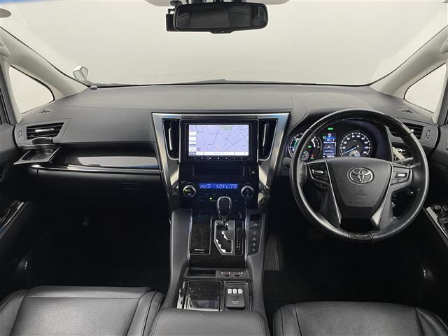 アルファードハイブリッド SR Cパッケージ 社外ディスプレイオーディオ フリップダウンモニター 黒レザー バックカメラ ビルトインETC 前後ドラレコ セーフティセンス レーダークルーズ メモリシート シートヒーター AC100V LEDライト(2枚目)