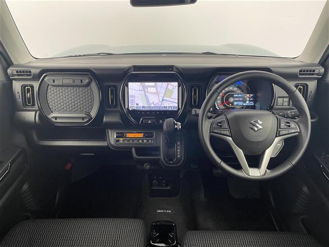 ハスラー ハイブリッドＸターボ　純正９型ナビ　全方位　スズキデュアルブレーキサポート　クルコン　レーンキープ　誤発進抑制機能　ドライブレコーダー　シートヒーター　ドラレコ　パドルシフト　ＬＥＤライト　ＥＴＣ２．０　純正ＡＷ　地デジ（2枚目）