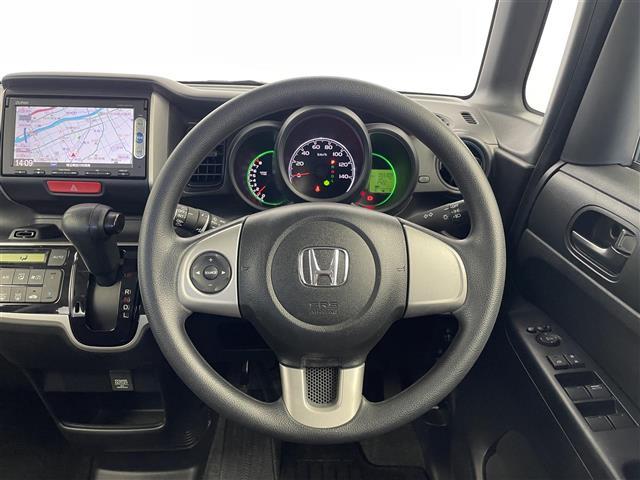 N-BOX G SSパッケージ 純正ナビ バックカメラ ETC シティブレーキアクティブシステム 両側パワースライドドア 純正アルミホイール ヘッドライトレベライザー プッシュスタート スマートキー LEDヘッドライト 地デジTV(8枚目)