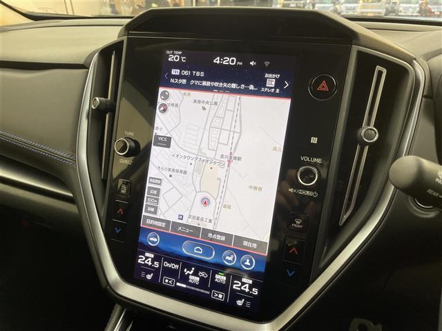 レヴォーグ GT-H EX アイサイト 純正11.6インチナビ バックカメラ ビルトインETC 前後ドライブレコーダー レーダークルーズコントロール デジタルインナーミラー メモリシート シートヒーター オートライト LED(4枚目)