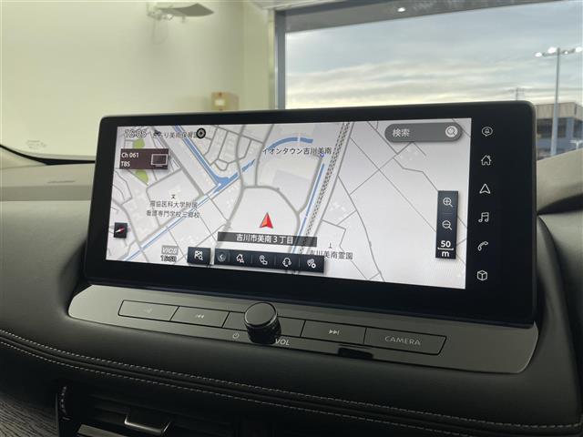 エクストレイル G e-4ORCE プロパイロット 純正12.3インチナビ アラウンドビューモニター BSI ビルトインETC2.0 インテリジェントルームミラー ステアリングヒーター シートヒーター ワイヤレス充電 メモリシート TV(4枚目)