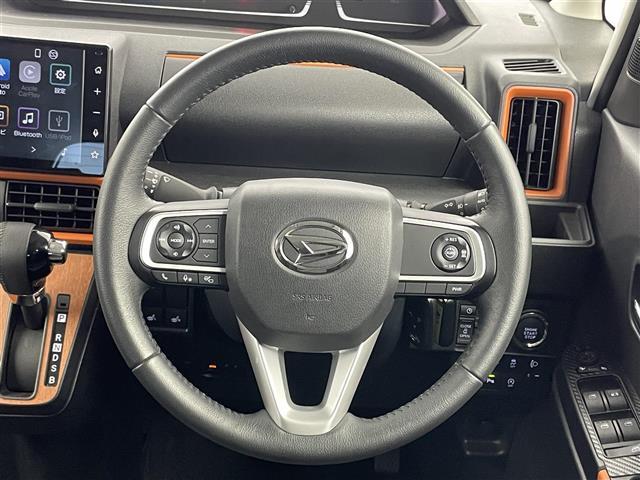 タント ファンクロスターボ スマートアシスト 社外8インチディスプレイオーディオ パノラマモニター BSM アダプティブクルーズコントロール シートヒーター HDMI 純正アルミホイール オートハイビーム LEDライト 地デジ(7枚目)