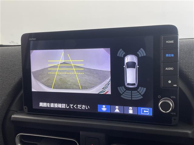 フリード ｅ：ＨＥＶエアー　ＥＸ　登録済未使用車　純正９インチナビ　Ｂカメラ　ＢＳＭ　ホンダセンシング　アダクティブクルーズコントロール　シートヒーター　純正アルミホイール　オートハイビーム　ＬＥＤヘッドライト　地デジＴＶ（3枚目）