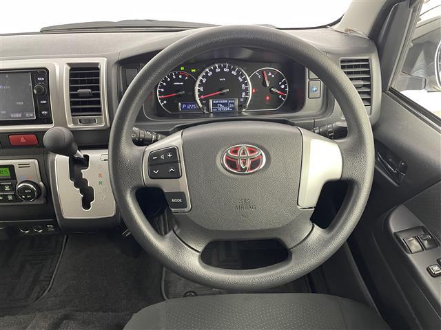 ハイエースバン ロングスーパーGL モデリスタエアロ 純正ナビ バックカメラ ビルトインETC ドライブレコーダー 両側スライドドア 社外アルミホイール フロアマット プッシュスタート リモコンキー オートライト 地デジフルセグ(5枚目)