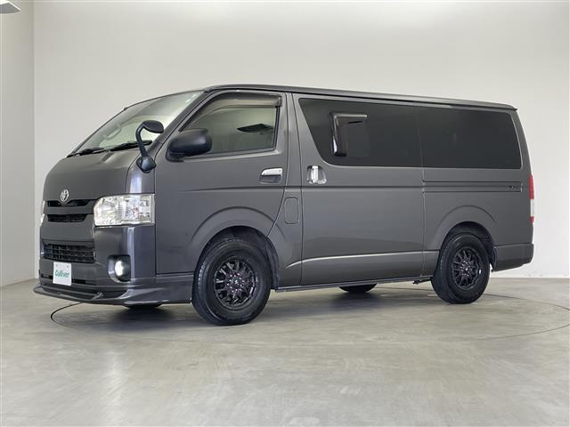 ハイエースバン ロングスーパーGL モデリスタエアロ 純正ナビ バックカメラ ビルトインETC ドライブレコーダー 両側スライドドア 社外アルミホイール フロアマット プッシュスタート リモコンキー オートライト 地デジフルセグ(21枚目)