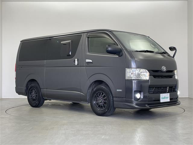 ハイエースバン ロングスーパーGL モデリスタエアロ 純正ナビ バックカメラ ビルトインETC ドライブレコーダー 両側スライドドア 社外アルミホイール フロアマット プッシュスタート リモコンキー オートライト 地デジフルセグ(25枚目)