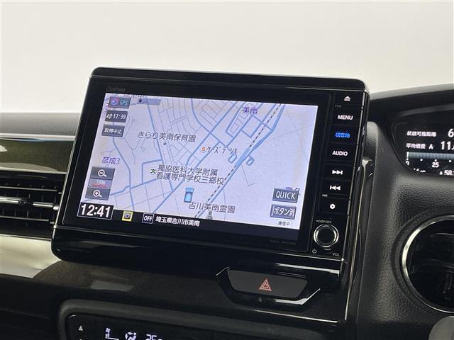 N-BOXカスタム G・EXホンダセンシング 純正8インチナビ バックカメラ ビルトインETC 前後ドライブレコーダー ホンダセンシング アダプティブクルーズコントロール 純正アルミホイール オートハイビーム LEDヘッドライト 地デジフルセグ(4枚目)