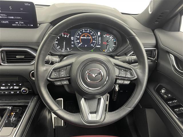 CX-8 25S スポーツアピアランス サンルーフ BOSE 純正10.25インチナビ 360度ビューモニター BSM HUD 赤レザー ETC 前後ドライブレコーダー メモリシート ステアリングヒーター シートヒーター ベンチレーション(9枚目)