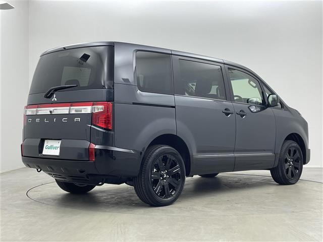 デリカＤ：５ ブラックエディション　ＡＬＰＩＮＥ１１インチナビ　マルチアラウンドモニター　ＢＳＭ　黒レザー　ｅアシスト　レーダークルーズコントロール　シートヒーター　ＨＤＭＩ　ステアリングヒーター　純正アルミホイール　オートライト　ＴＶ（42枚目）