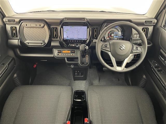 ハスラー ハイブリッドＸ　登録済未使用車　純正９インチディスプレイオーディオ　全方位モニター　セーフティサポート　レーダークルーズコントロール　シートヒーター　純正アルミホイール　スマートキー　オートハイビーム　ＬＥＤライト（2枚目）