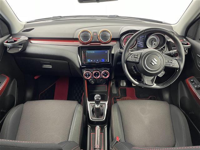 スイフトスポーツ ベースグレード 社外ディスプレイオーディオ バックカメラ BSM ドライブレコーダー DVD再生 セーフティサポート アダプティブクルーズコントロール シートヒーター 純正アルミホイール オートライト LEDライト(2枚目)