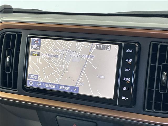 パッソ モーダ チャーム スマートアシスト3 純正ナビ パノラミックビューモニター ビルトインETC2.0 前後ドライブレコーダー シートヒーター ステアリングスイッチ スマートキー オートハイビーム LEDヘッドライト TV(4枚目)