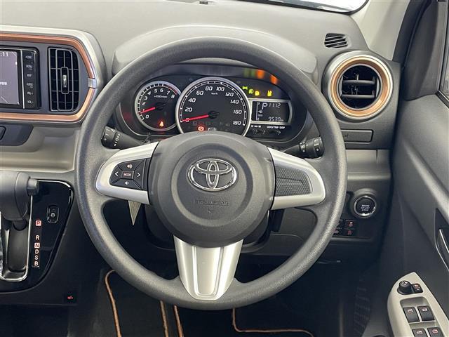 パッソ モーダ チャーム スマートアシスト3 純正ナビ パノラミックビューモニター ビルトインETC2.0 前後ドライブレコーダー シートヒーター ステアリングスイッチ スマートキー オートハイビーム LEDヘッドライト TV(8枚目)