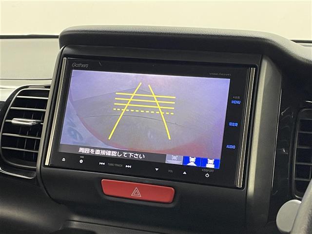 Ｎ－ＢＯＸ Ｇ　ＳＳパッケージ　純正ナビ　バックカメラ　ＥＴＣ　ドライブレコーダー　シティブレーキアクティブ　ＨＤＭＩ　ステアリングスイッチ　純正アルミホイール　プッシュスタート　スマートキー　オートライト　ＨＩＤヘッドライト（3枚目）