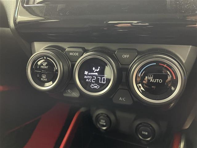 スイフトスポーツ ベースグレード　社外１０インチナビ　全方位モニター　ＢＳＭ　ＥＴＣ　セーフティサポート　アダプティブクルーズコントロール　シートヒーター　ステアリングヒーター　ＨＤＭＩ　純正アルミホイール　オートライト　ＬＥＤライト（17枚目）