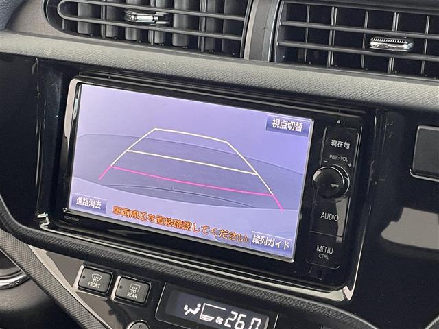 アクア Ｇ　Ｇ’ｓ　純正ナビ　バックカメラ　ビルトインＥＴＣ　ドライブレコーダー　クルーズコントロール　ハーフレザー　ステアリングスイッチ　純正アルミホイール　スマートキー　オートライト　ＬＥＤヘッドライト　地デジＴＶ（3枚目）