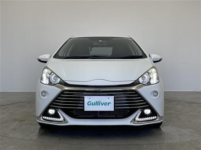 アクア Ｇ　Ｇ’ｓ　純正ナビ　バックカメラ　ビルトインＥＴＣ　ドライブレコーダー　クルーズコントロール　ハーフレザー　ステアリングスイッチ　純正アルミホイール　スマートキー　オートライト　ＬＥＤヘッドライト　地デジＴＶ（36枚目）