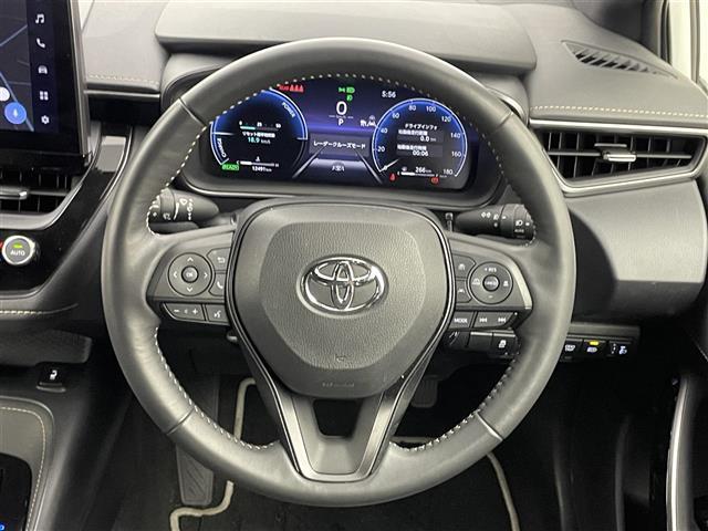 カローラツーリング ハイブリッド　ダブルバイビー　モデリスタエアロ　純正１０．５インチディスプレイオーディオ　バックカメラ　ＢＳＭ　ビルトインＥＴＣ２．０　ドラレコ　セーフティセンス　レーダークルーズ　シートヒーター　ステアリングヒーター　ＬＥＤ（8枚目）