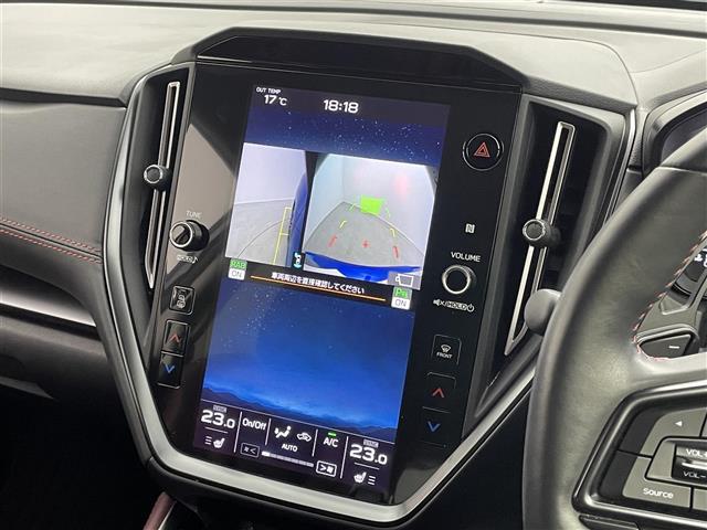 レヴォーグ STIスポーツ EX アイサイトX 純正11.6インチナビ バックカメラ ビルトインETC ボルドーレザーシート レーダークルーズコントロール シートヒーター 柿本2本出マフラー 純正アルミホイール LEDライト 地デジ(3枚目)