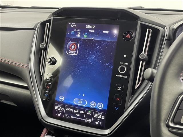 レヴォーグ STIスポーツ EX アイサイトX 純正11.6インチナビ バックカメラ ビルトインETC ボルドーレザーシート レーダークルーズコントロール シートヒーター 柿本2本出マフラー 純正アルミホイール LEDライト 地デジ(6枚目)