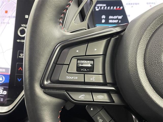 レヴォーグ STIスポーツ EX アイサイトX 純正11.6インチナビ バックカメラ ビルトインETC ボルドーレザーシート レーダークルーズコントロール シートヒーター 柿本2本出マフラー 純正アルミホイール LEDライト 地デジ(14枚目)